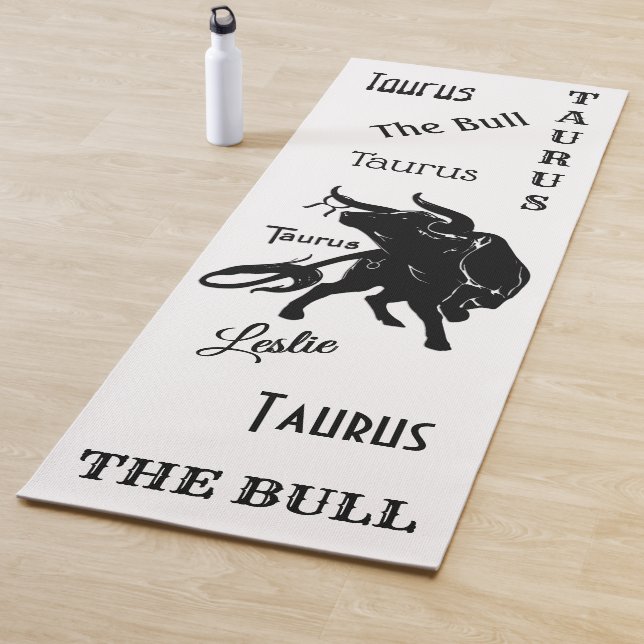 Mighty Taurus The Bull Zodiac Personal Yogamatte (Beispiel)