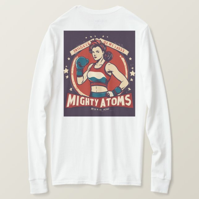 "Mighty Warrior Girl" T-Shirt (Design Rückseite)