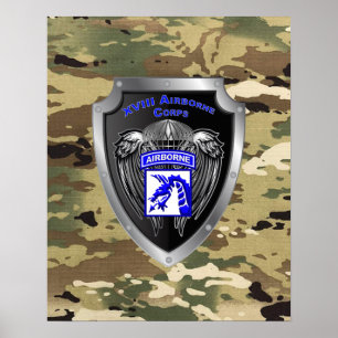 Mighty XVIII Im Flugzeug Corps Poster