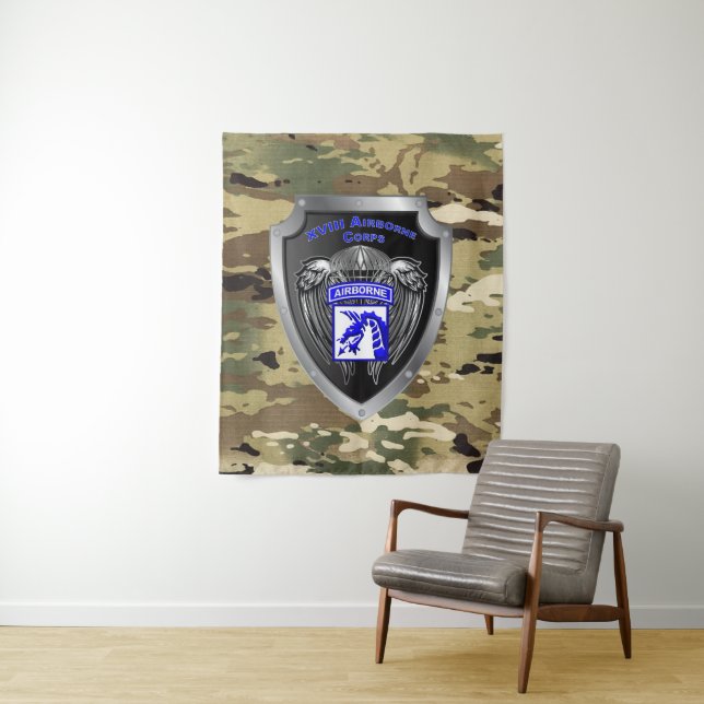 Mighty XVIII Im Flugzeug Corps Wandteppich (Beispiel)