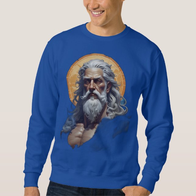 Mighty Zeus - Gott des Donners Sweatshirt (Vorderseite)
