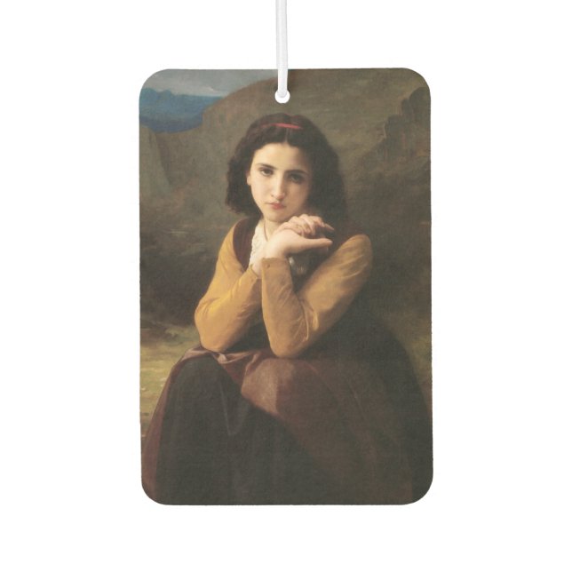 Mignon Innocence Adoleszenz Girl, Bouguereau Autolufterfrischer (Vorderseite)