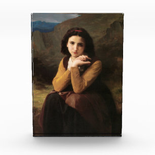 Mignon Innocence Adoleszenz Girl, Bouguereau Fotoblock
