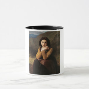 Mignon Innocence Adoleszenz Girl, Bouguereau Tasse