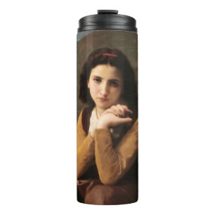 Mignon Innocence Adoleszenz Girl, Bouguereau Thermosbecher