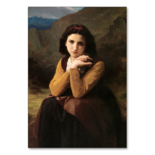 Mignon Innocence Adoleszenz Girl, Bouguereau Tischnummer