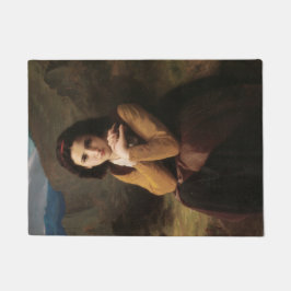 Mignon (Sweet Young French Girl) (von Bouguereau) Fußmatte
