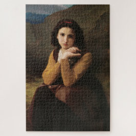 Mignon (Sweet Young French Girl) (von Bouguereau) Puzzle