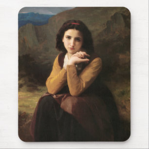 Mignon Unschuld eines jungen Mädchens, Bouguereau Mousepad