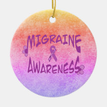 Migräne Awareness Ornament