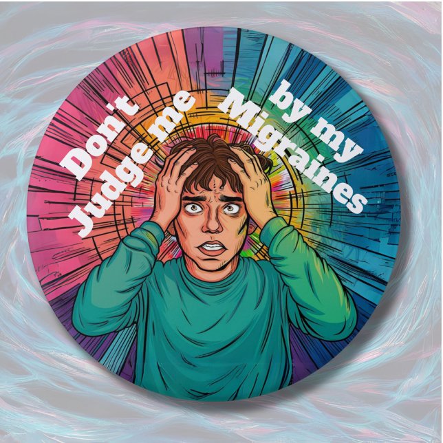 Migräne Chronische Erkrankungen Migräne Button (Von Creator hochgeladen)