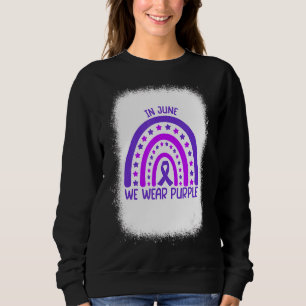 Migräne Monat 2022 Regenbogen im Juni Wir W Sweatshirt