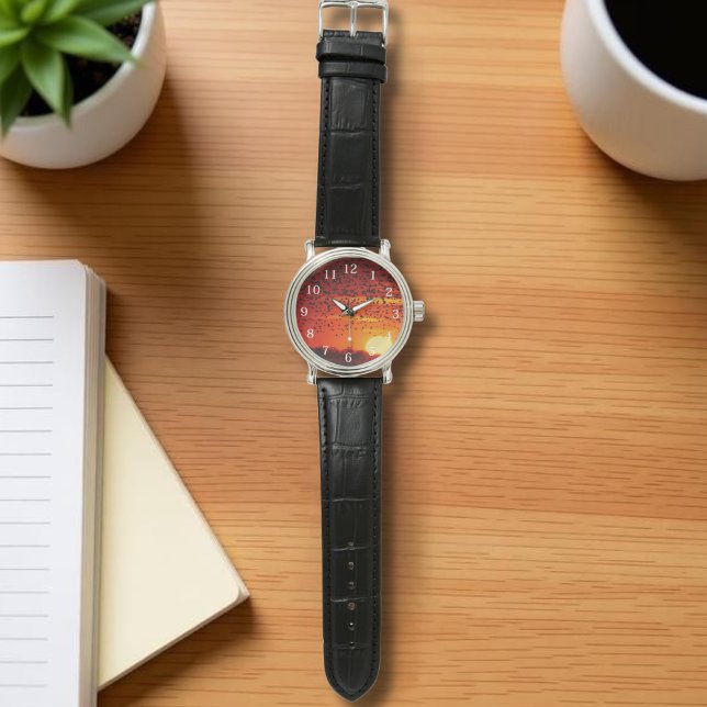 Migration der Schwarzvögel in Quivira Armbanduhr (Von Creator hochgeladen)