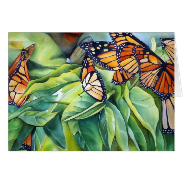 Migration des Monarch-Morgen-Lichtes (Vorderseite (Horizontal))