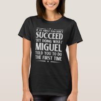 Miguel Birthday Joke Personalisiert Name Men Boy