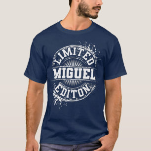 MIGUEL Limited Edition Funny Personalisiert Name T-Shirt