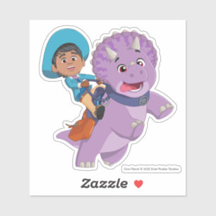 Miguel und Tango   Dino Ranch Aufkleber