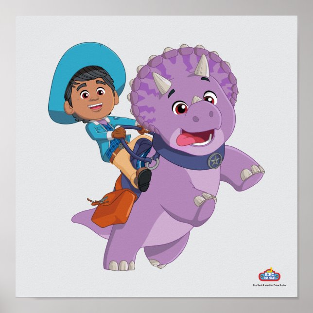 Miguel und Tango | Dino Ranch Poster (Vorne)