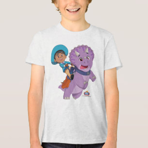 Miguel und Tango Dino Ranch Tri-Blend Shirt