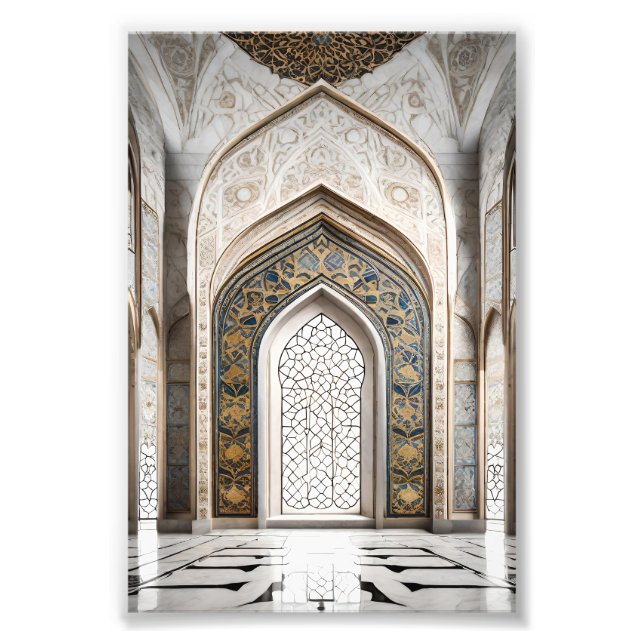 Mihrab - Richtung der qibla Fotodruck (Vorne)