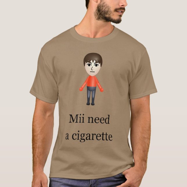 MII Brauche eine Zigarette Junge T-Shirt (Vorderseite)