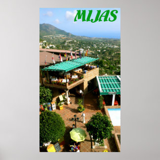 Mijas, Costa del Sol, Spanien Poster