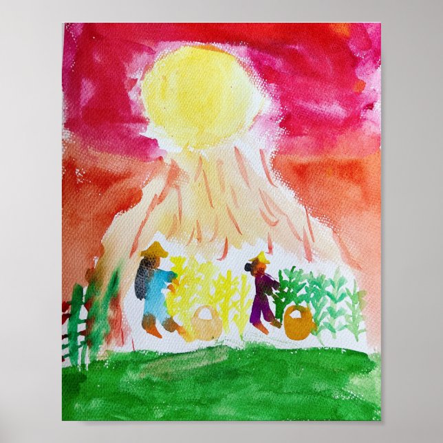 Mika Aiko Harvest Time Poster (Vorne)