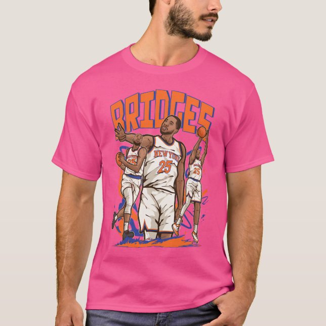 Mikal Bridges Cartoon T-Shirt (Vorderseite)