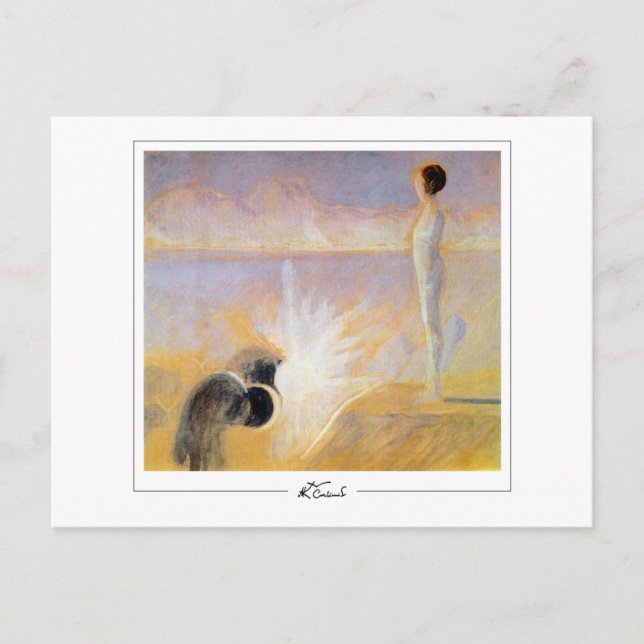 Mikalojus Konstantinas Ciurlionis #163 - Fine A... Postkarte (Vorderseite)