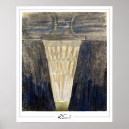Mikalojus Konstantinas Ciurlionis Zedign Art Post. Poster