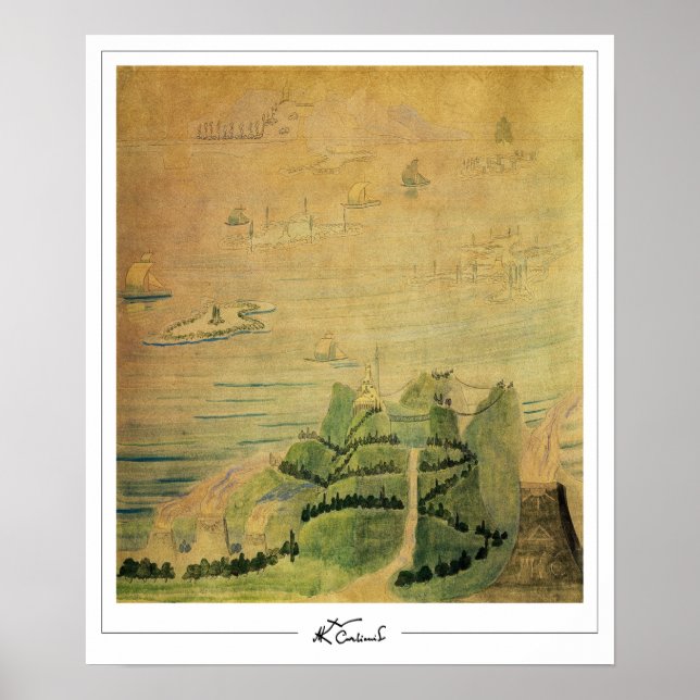 Mikalojus Konstantinas Ciurlionis Zedign Art Post. Poster (Vorne)