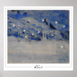 Mikalojus Konstantinas Ciurlionis Zedign Art Post. Poster