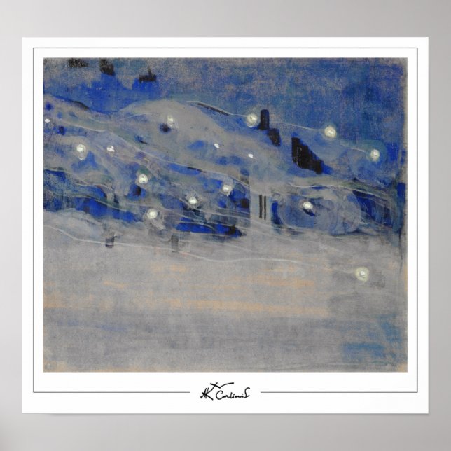 Mikalojus Konstantinas Ciurlionis Zedign Art Post. Poster (Vorne)