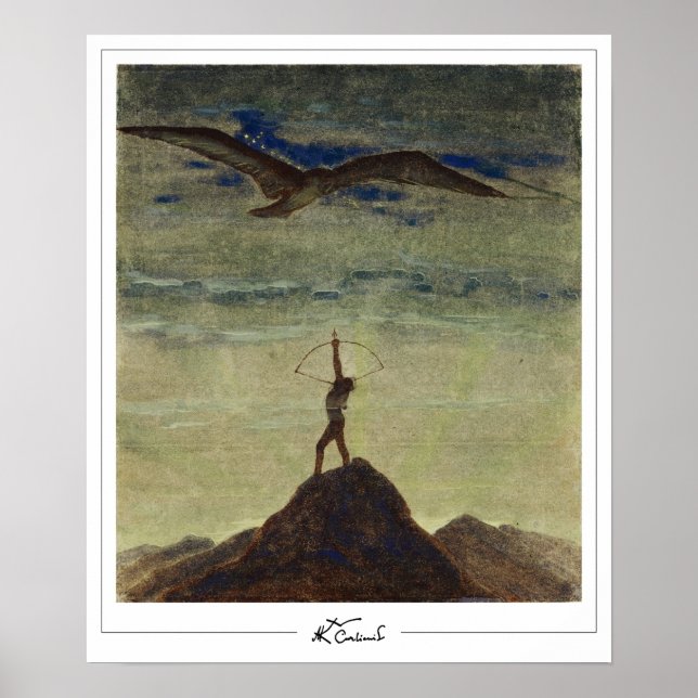 Mikalojus Konstantinas Ciurlionis Zedign Art Post. Poster (Vorne)