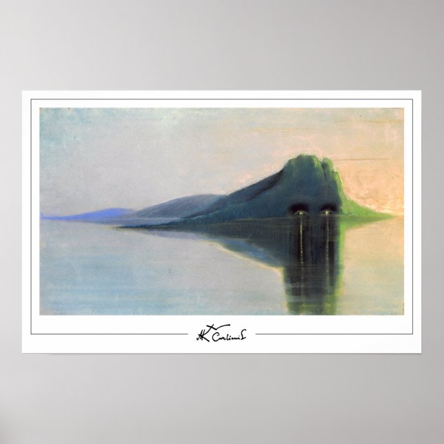 Mikalojus Konstantinas Ciurlionis Zedign Art Post. Poster (Vorne)