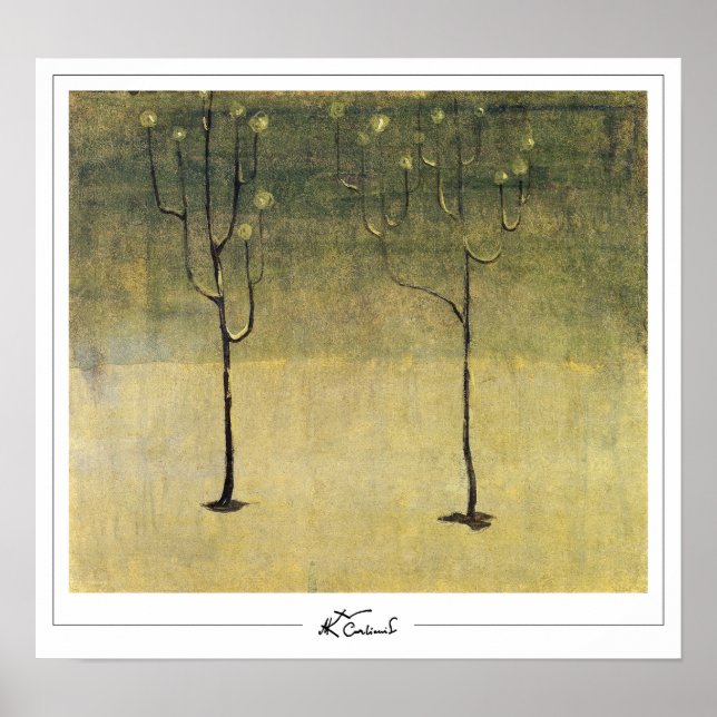 Mikalojus Konstantinas Ciurlionis Zedign Art Post. Poster (Vorne)