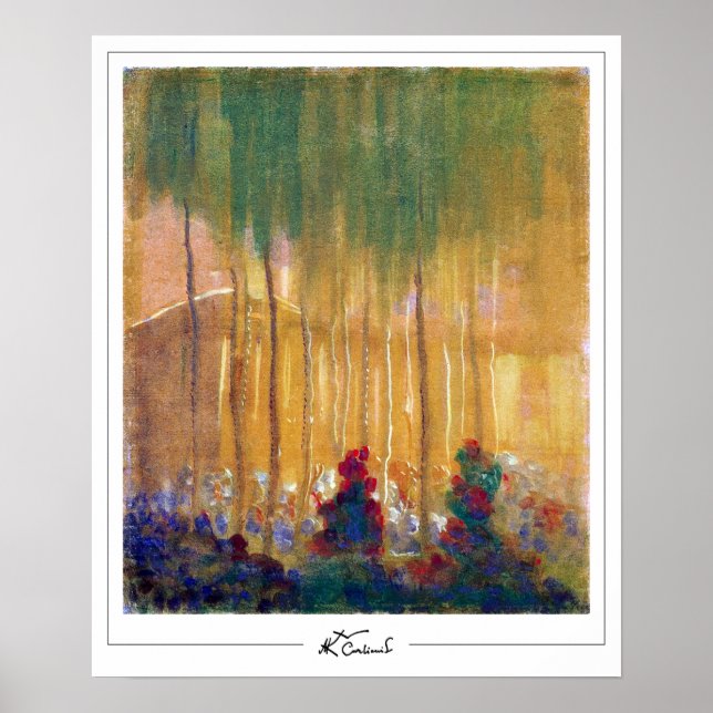 Mikalojus Konstantinas Ciurlionis Zedign Art Post. Poster (Vorne)