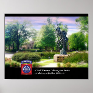 Mike aus Eisen mit 82. Im Flugzeug Emblem (nach Ma Poster