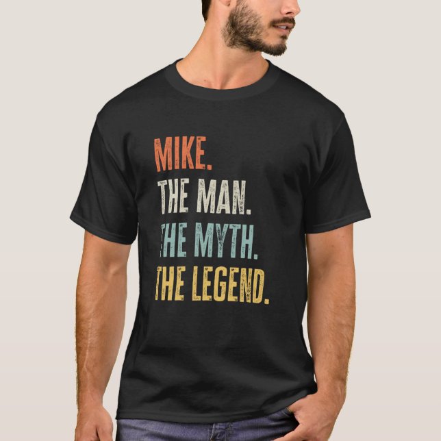 Mike Der Trauzeuge Myth Legend Best Name Mike T-Shirt (Vorderseite)