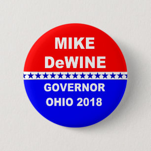 Mike DeWine Gouverneur Ohio 2018 Button