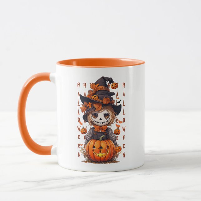 Mike, die Halloween-Scarecrow Tasse (Links)