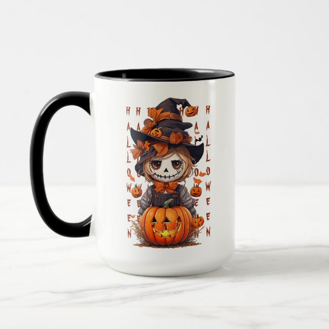 Mike, die Halloween-Scarecrow Tasse (Links)