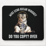 Mike Echo Oscar Whiskey Ham Radio Cat Mousepad<br><div class="desc">Mike Echo Oscar Whiskey - Kopieren Sie? Ok. Basierend auf dem phonetischen Standardalphabet verwenden Amateur-Schinken-Funker. Dieses lustige Katzenliebhaber-Accessoire wäre ein großartiges Geschenk für einen Hobbyhobbyisten mit Schinken. Betreiben Sie Kurzwellen & Schinkenradios als Hobby? Haben Sie eine Antenne auf Ihrem Dach oder Hinterhof? Liebe du Katzen? Dann ist dieses Design für...</div>