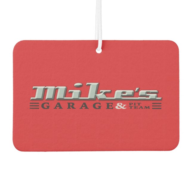 Mike Garage Air Freshener: Neuwagen Autolufterfrischer (Vorderseite)