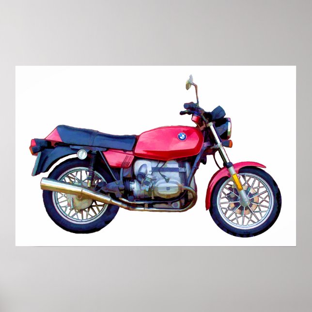 Mike Garrett Motorrad Poster (Vorne)