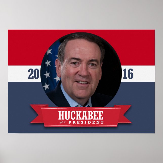 MIKE HUCKABEE 2016 POSTER (Vorne)