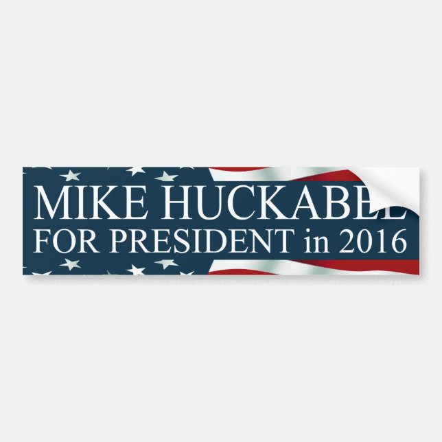 Mike Huckabee für den Präsidenten 2016 Autoaufkleber (Vorne)