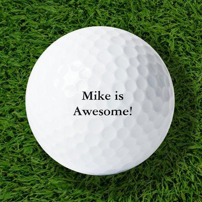 Mike ist ein Phantastischer Golfplatz Golfball (Von Creator hochgeladen)