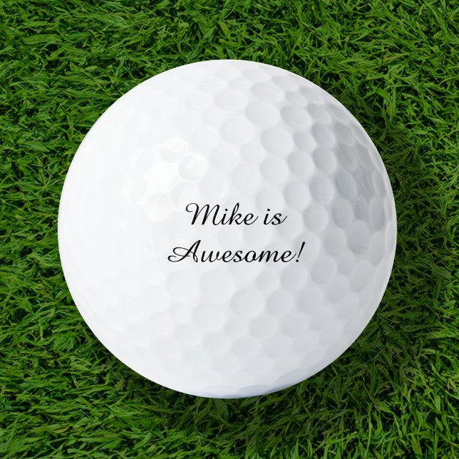 Mike ist ein Phantastischer Golfplatz Golfball (Von Creator hochgeladen)
