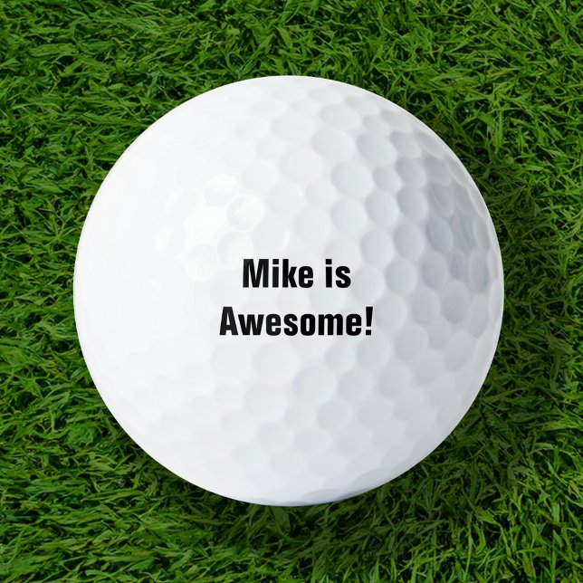Mike ist ein Phantastischer Golfplatz Golfball (Von Creator hochgeladen)